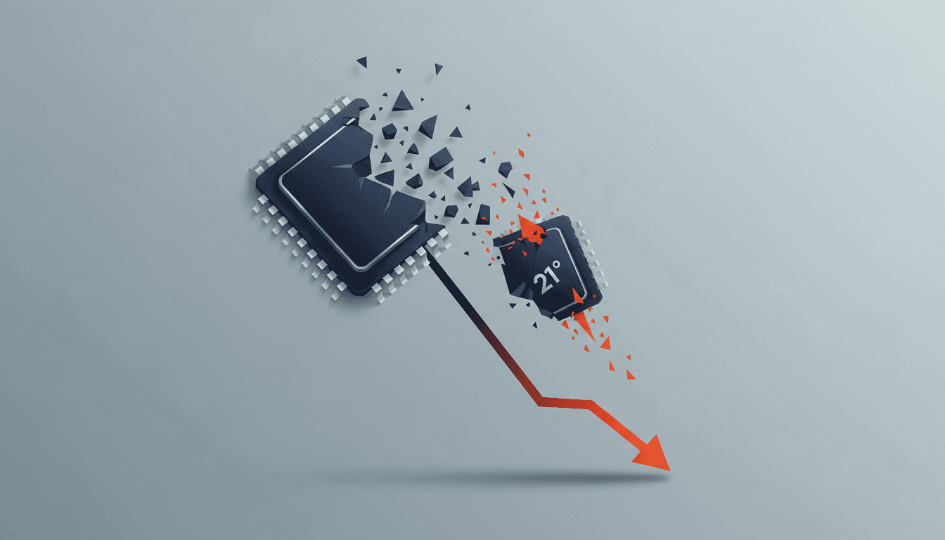 Intel Stock Plummets 21% Amid July 2026 Semiconductor Selloff