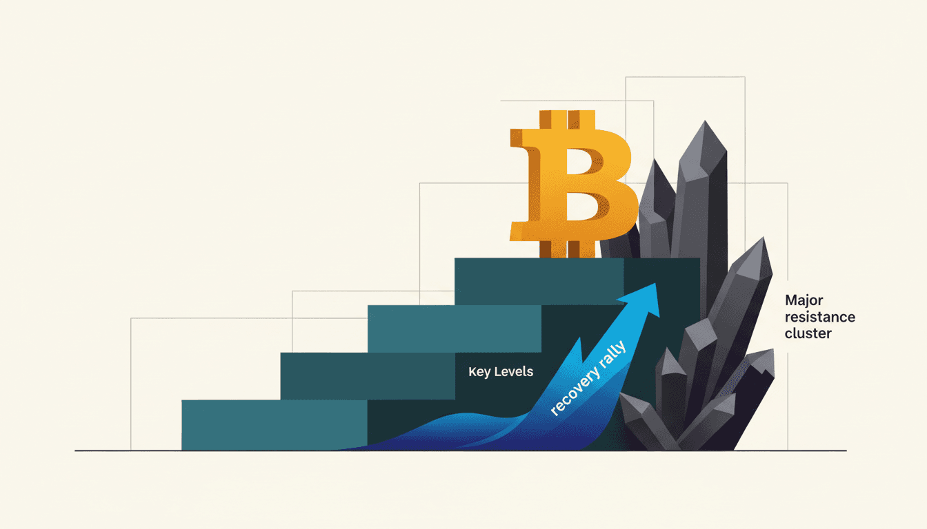Bitcoin Holds Key Levels as Recovery Rally Tests Major Resistance Cluster